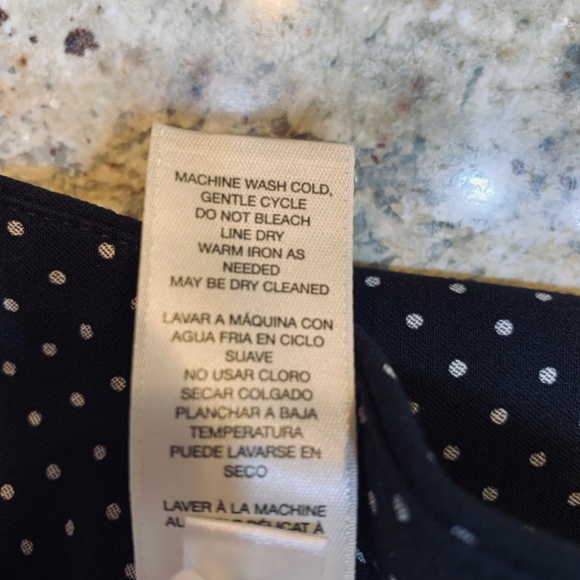 Chico's So Slimming Crop Black Polka Dot Pants 1.5 Size Medium/10 Classic Pullon - Picture 9 of 10